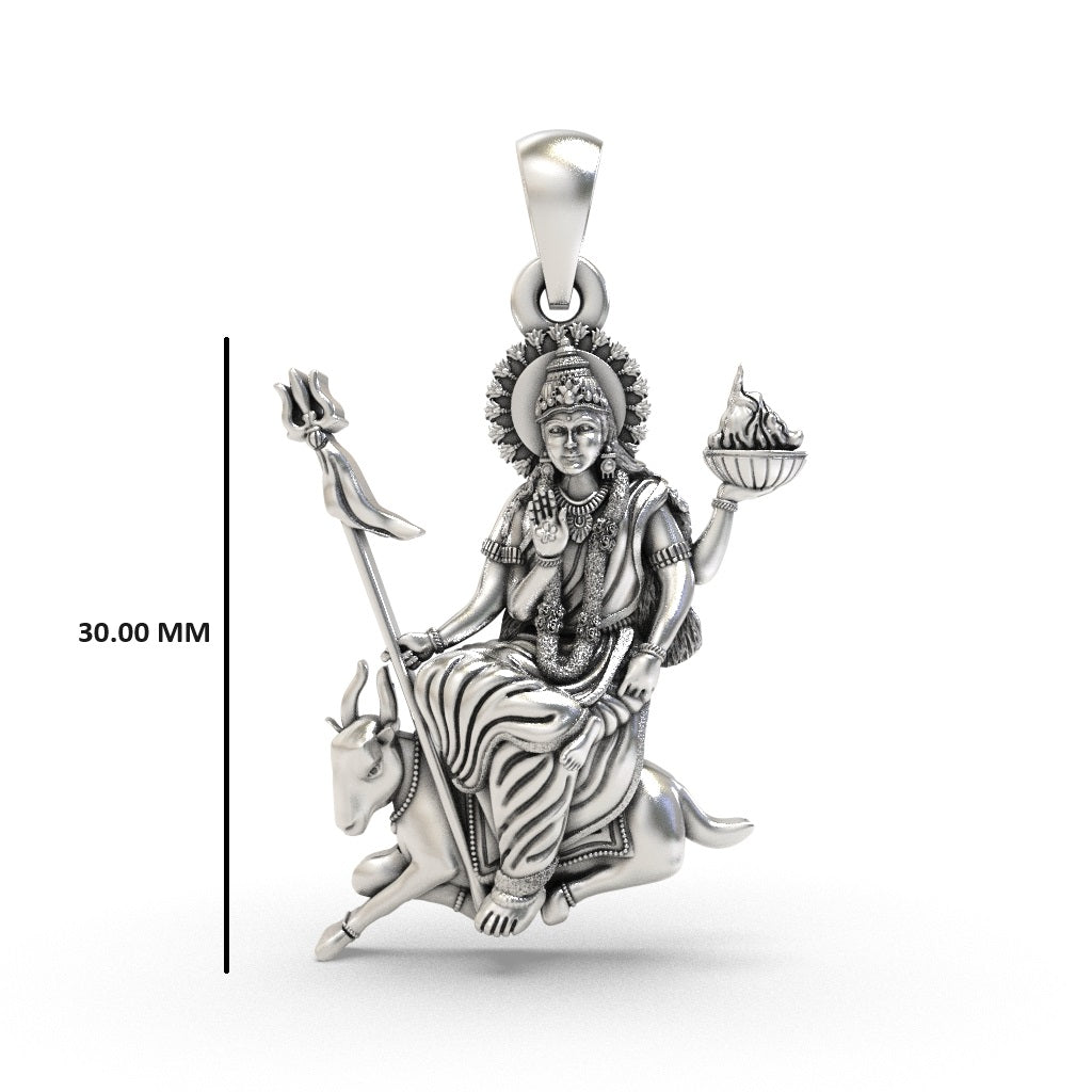 92.5 Silver Jahu Maa Pendant