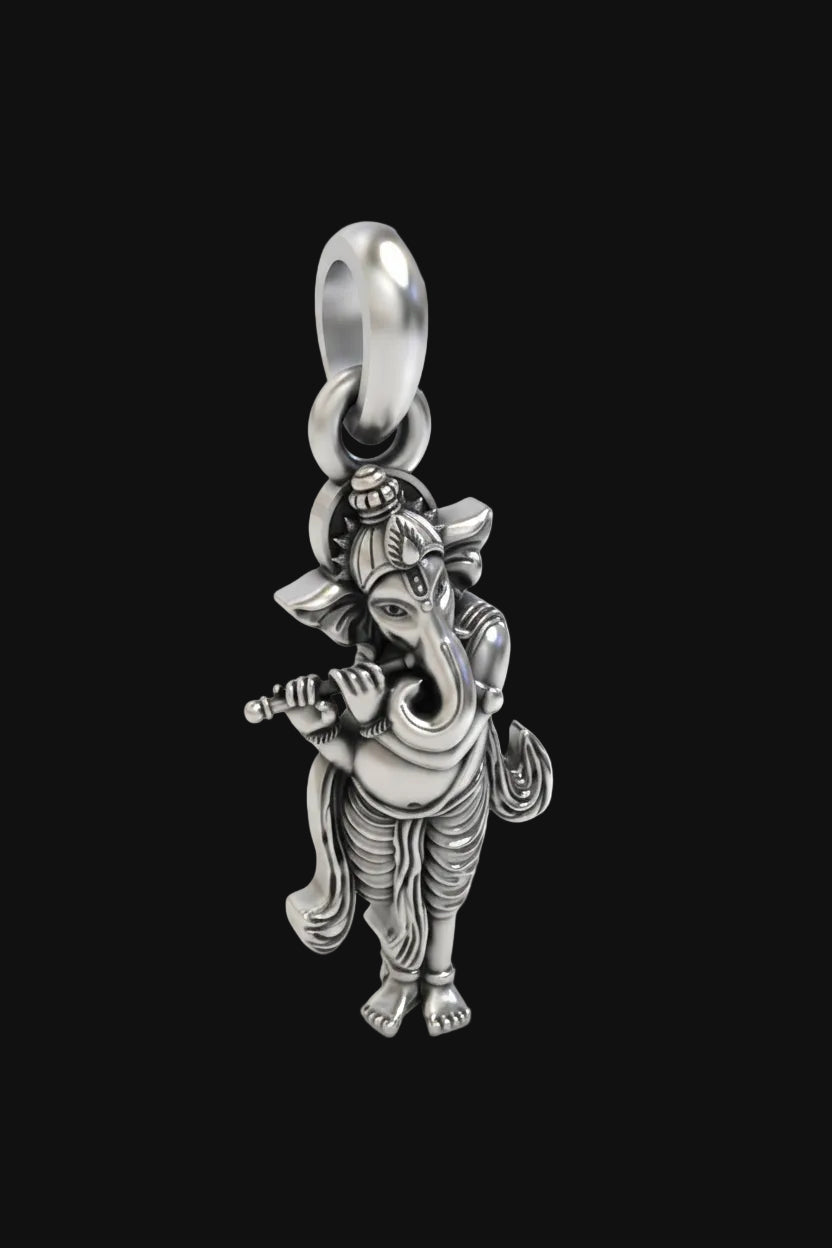 Sacred Blessings: 925 Silver Ganeshji