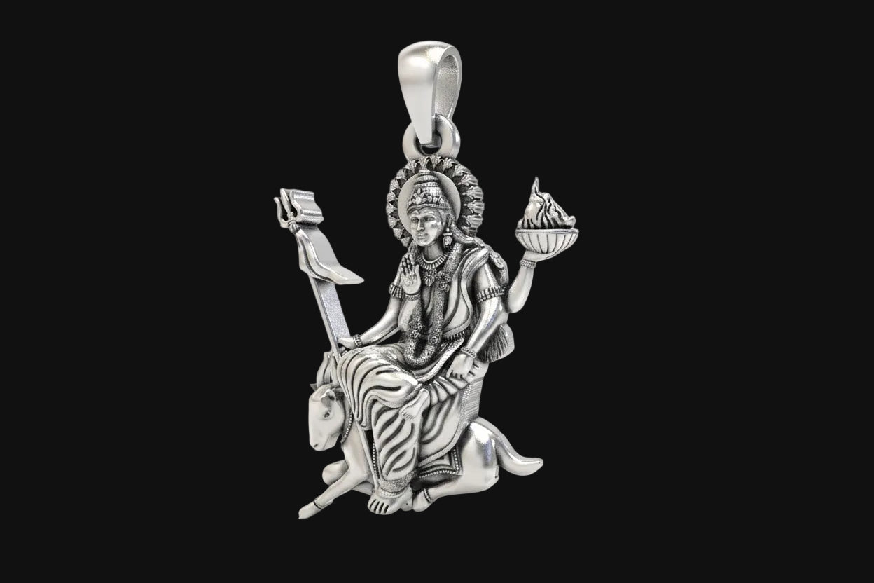 92.5 Silver Jahu Maa Pendant