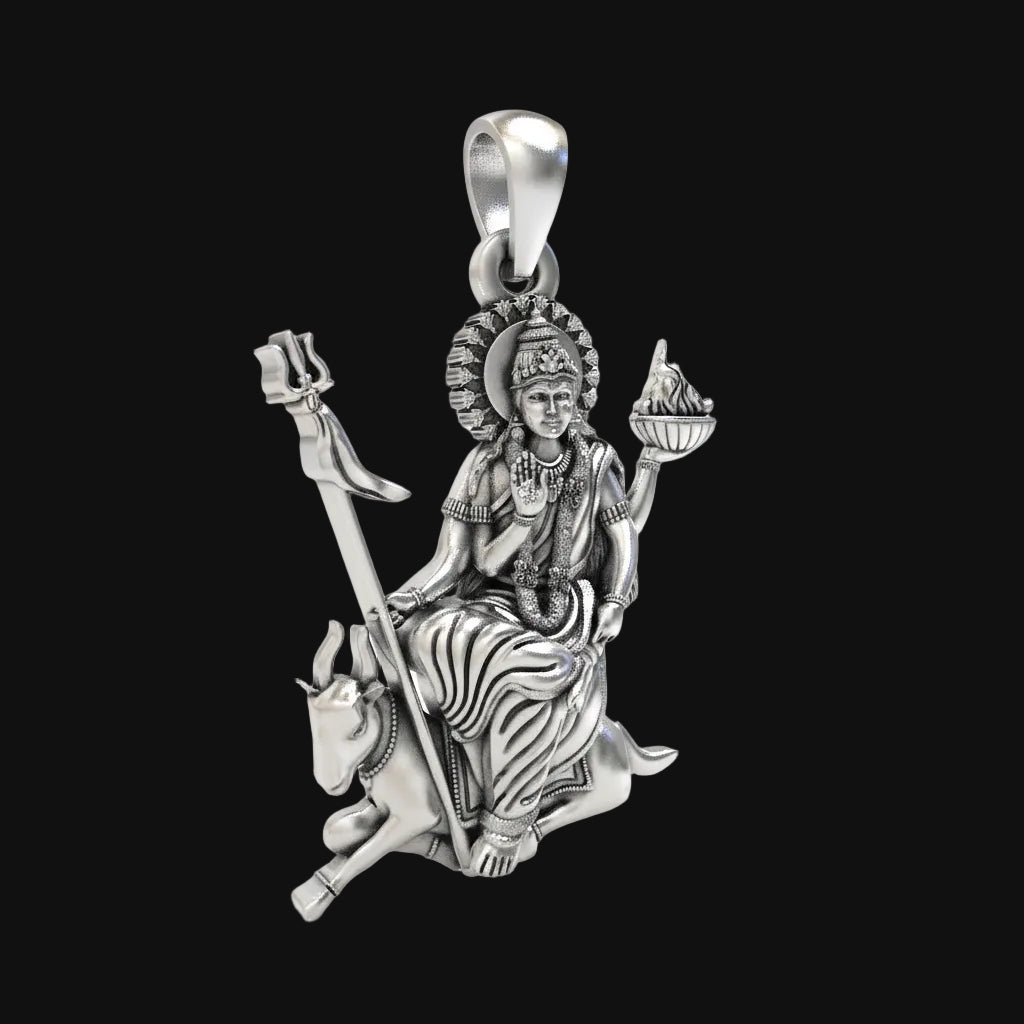 92.5 Silver Jahu Maa Pendant