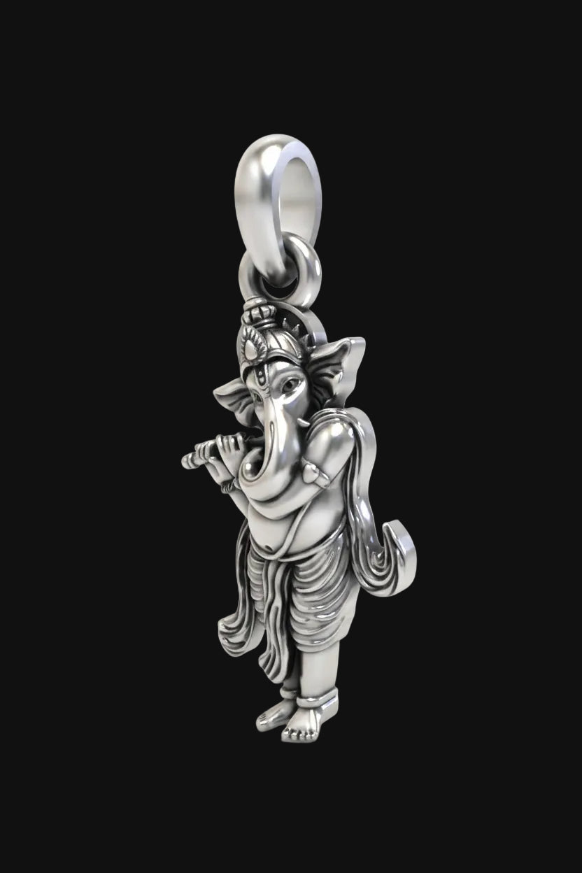 Sacred Blessings: 925 Silver Ganeshji