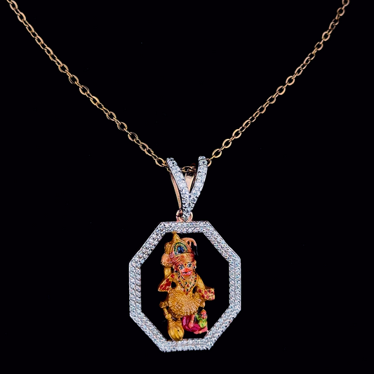 Shree Hanuman Ji Pendant in 925 Sterling Silver | MIYU JEWELS