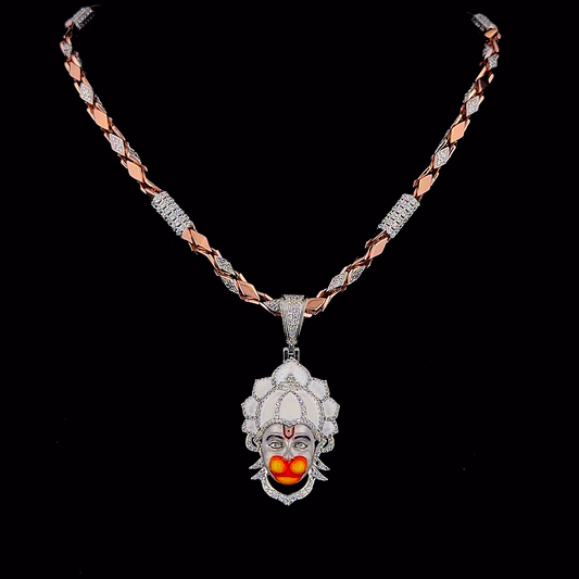 92.5 HANUMAN DADA PENDENT WITH CHAIN ( IF YOU CHOSE )