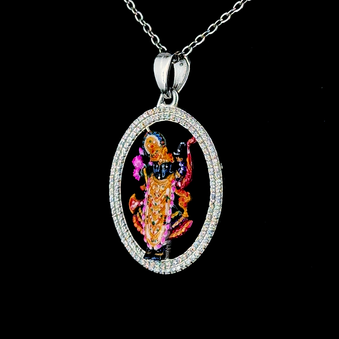 92.5 Silver Shreenathji Pendent